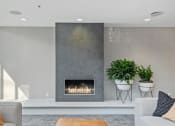Thumbnail 1 of 21 - Resident Lounge w/Cozy Fireplace at 3333 Wisconsin, Washington, 20016